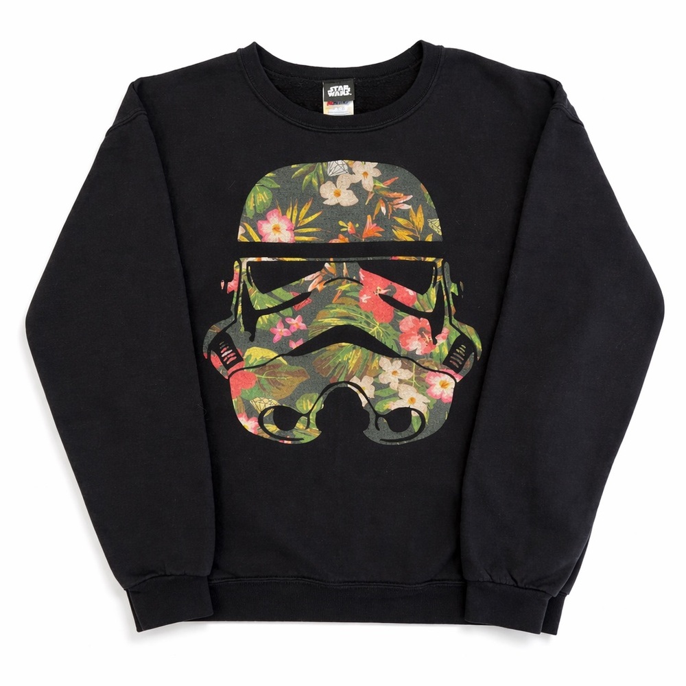 Star Wars Black Floral Stormtrooper Sweater